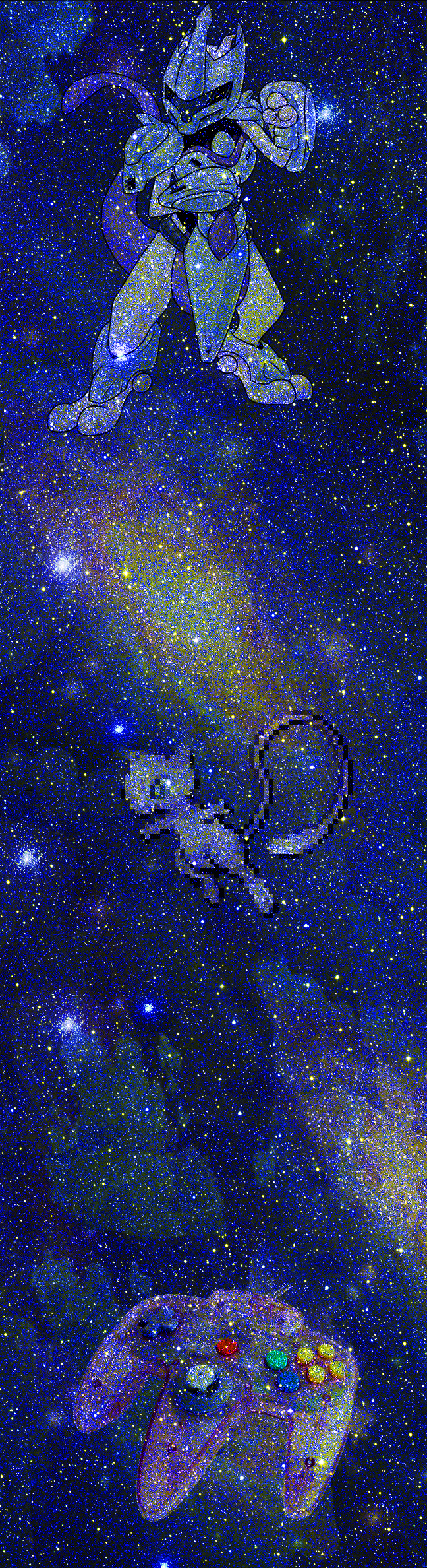 Cosmic 3-Piece Blue Grip