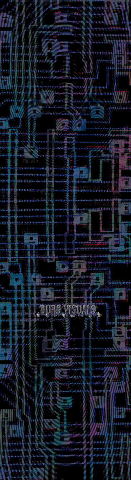 Trippy Circuit Board Grip
