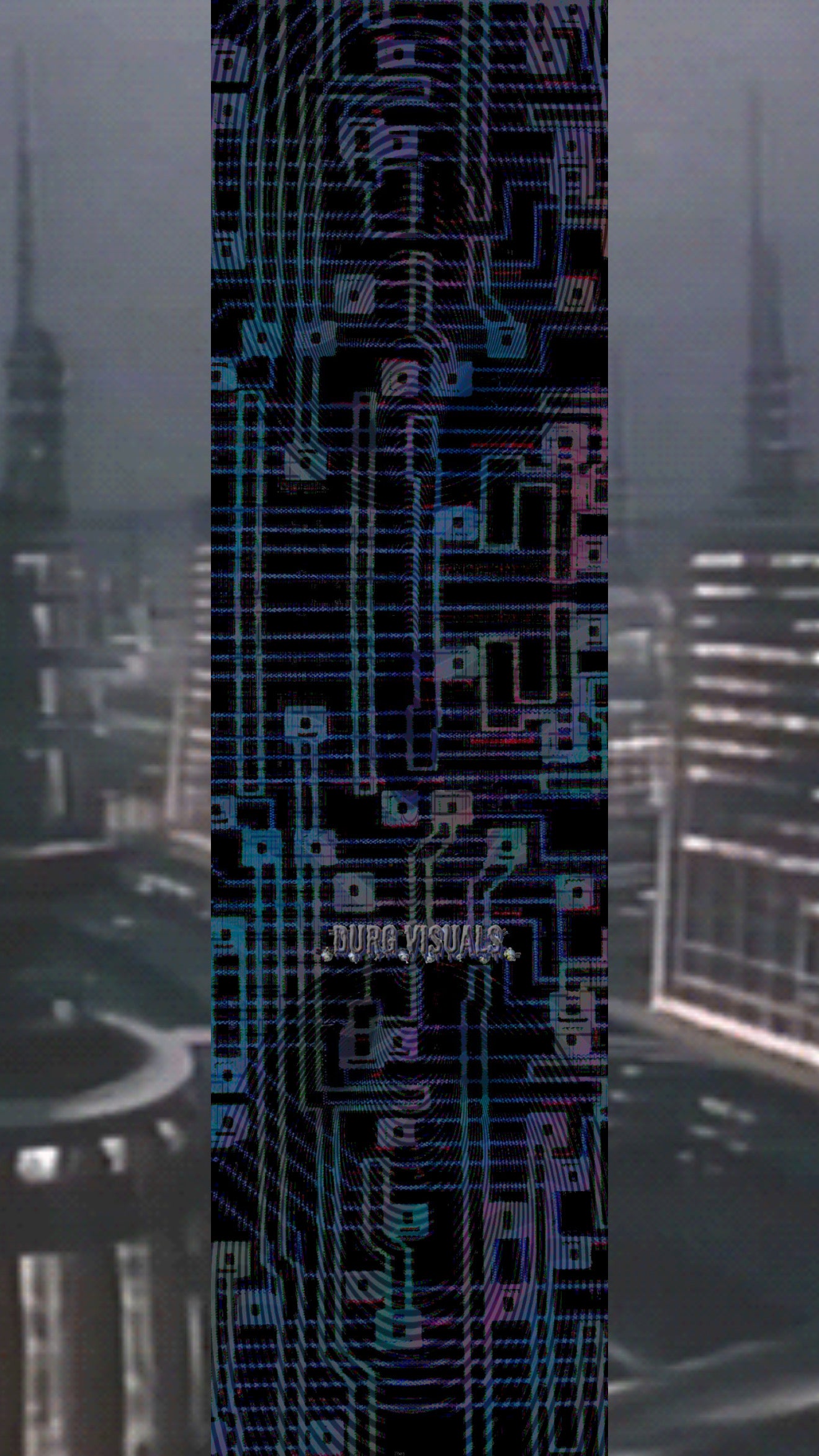 Trippy Circuit Board Grip