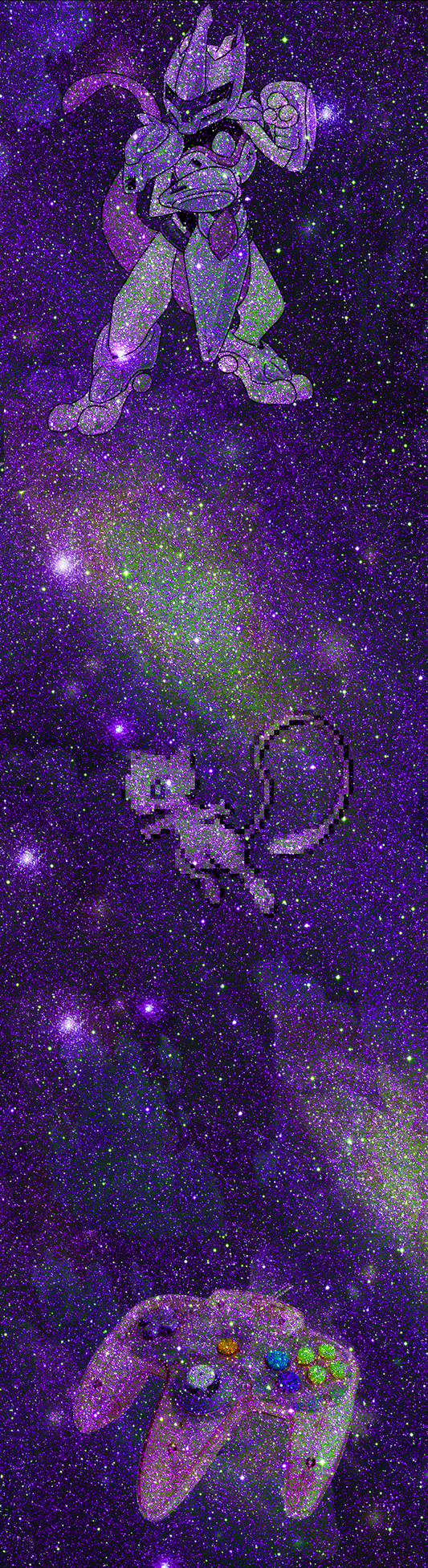 Cosmic 3-Piece Purple Grip