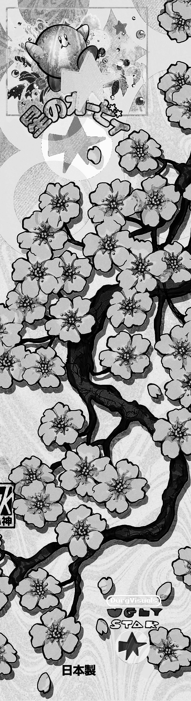UglyStar Bolt Co. X Durg Visuals Kirby Limited Edition Bleach Blossom Grip