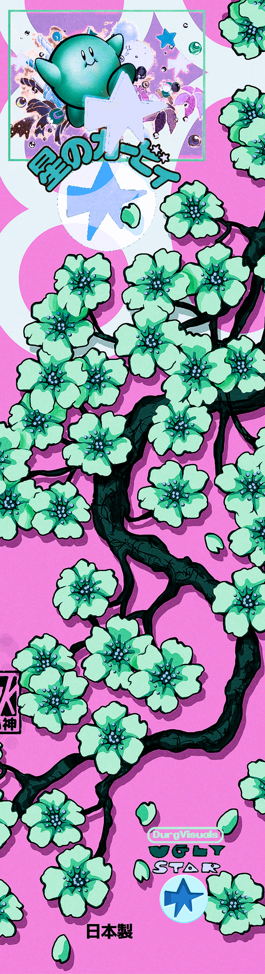 UglyStar Bolt Co. X Durg Visuals Kirby Phantom Blossom Grip
