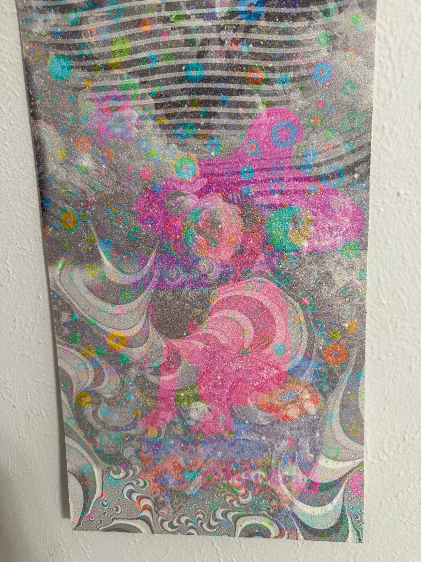 Holographic Mecha Mewtwo Pink Grip